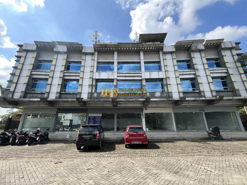 dijual ruko gudang kantor komplek river view polonia