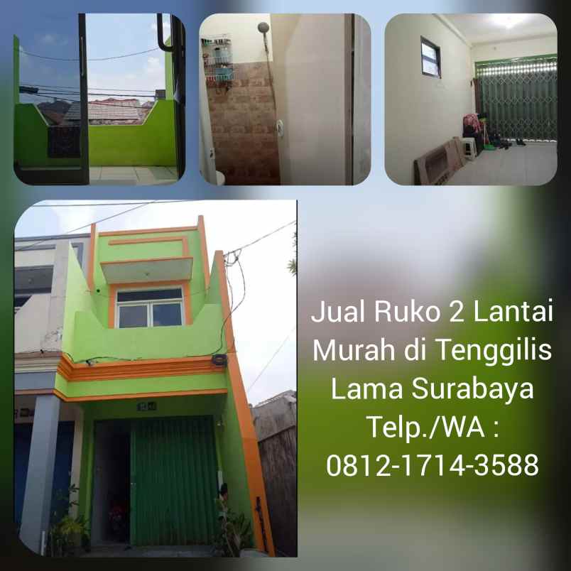 dijual ruko gudang kantor tenggilis lama