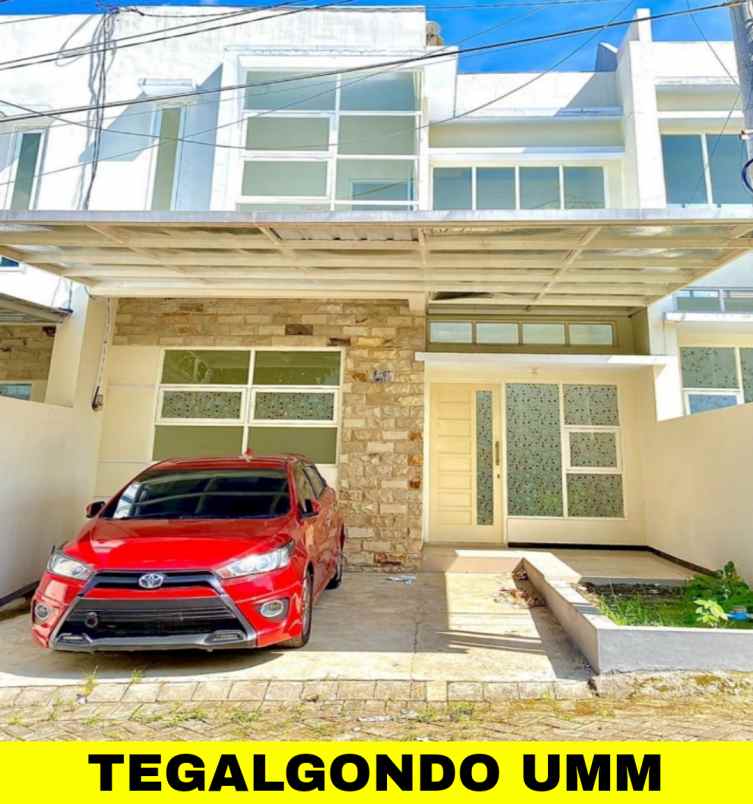 dijual rumah 2 lantai di tegalgondo kota malang