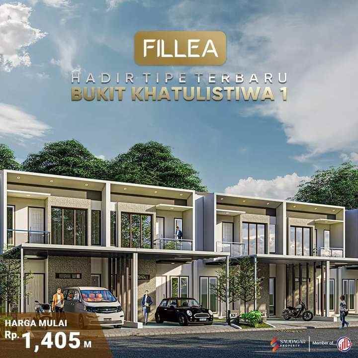 dijual rumah 4 kamar tidur di bukit khatulistiwa daya