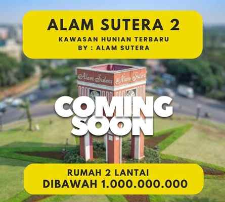 dijual rumah alam sutera 2