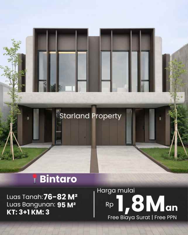 dijual rumah bintaro