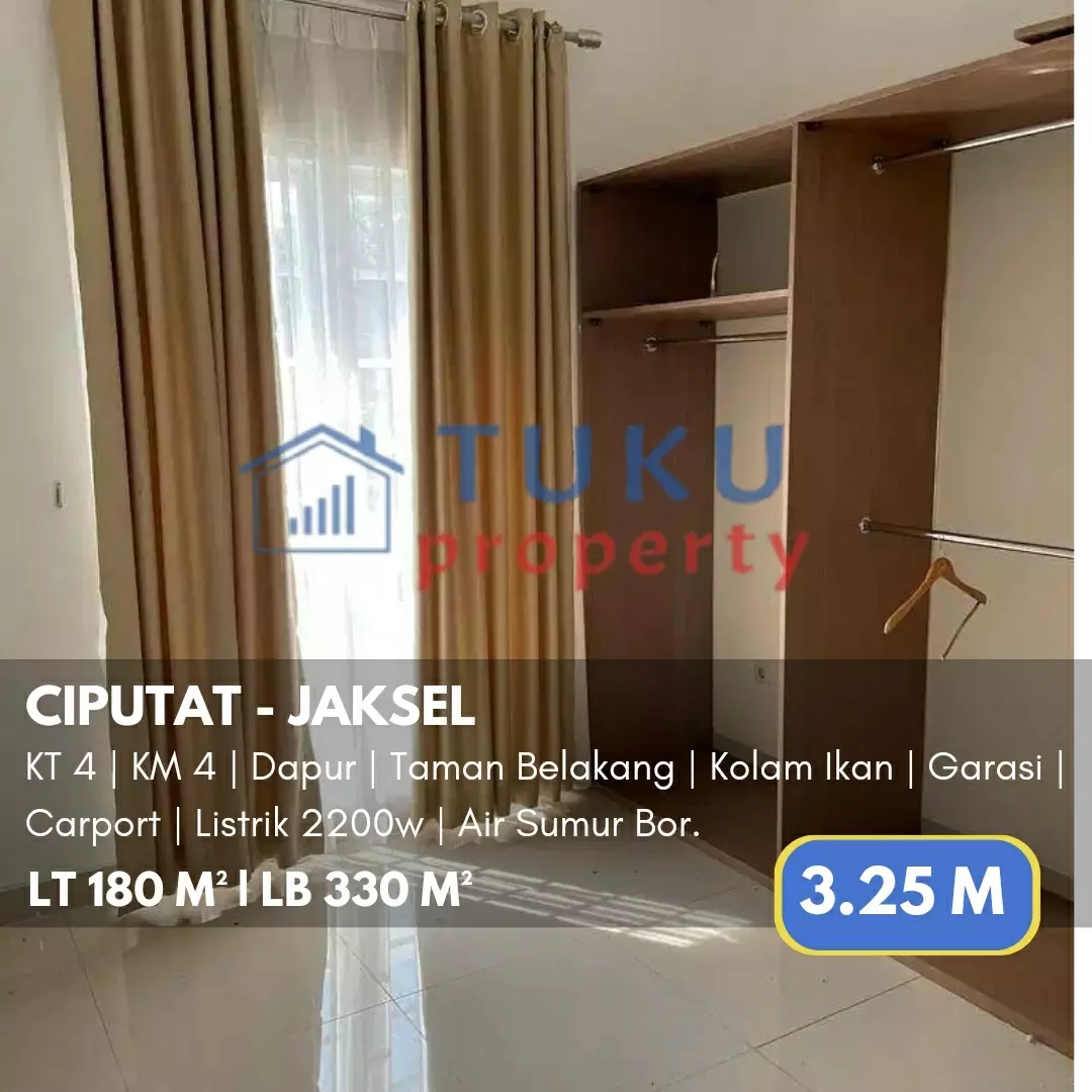 dijual rumah bintaro ciputat rempoa