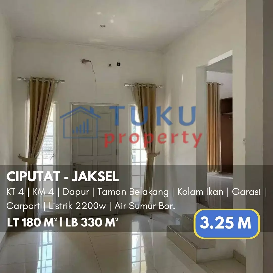 dijual rumah bintaro ciputat rempoa