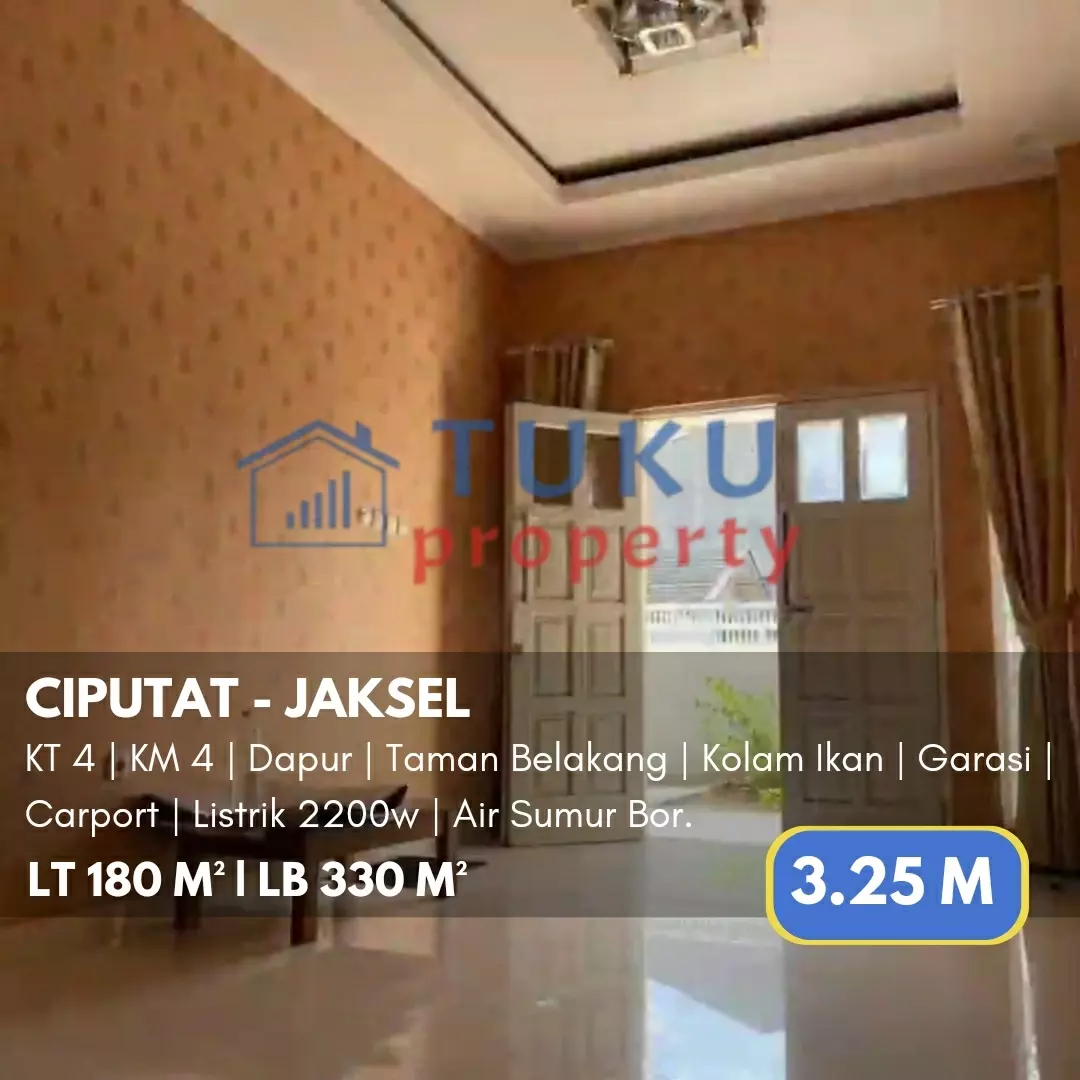 dijual rumah bintaro ciputat rempoa