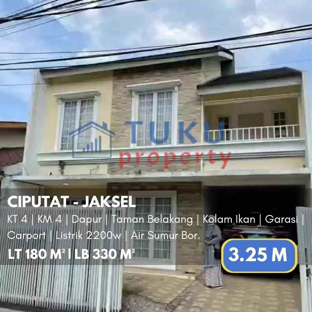 dijual rumah bintaro ciputat rempoa