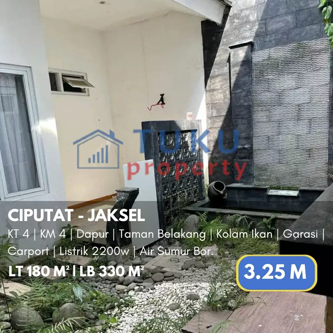 dijual rumah bintaro ciputat rempoa