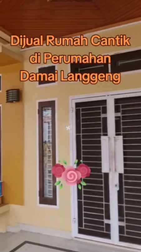 dijual rumah cantik di damai langgeng