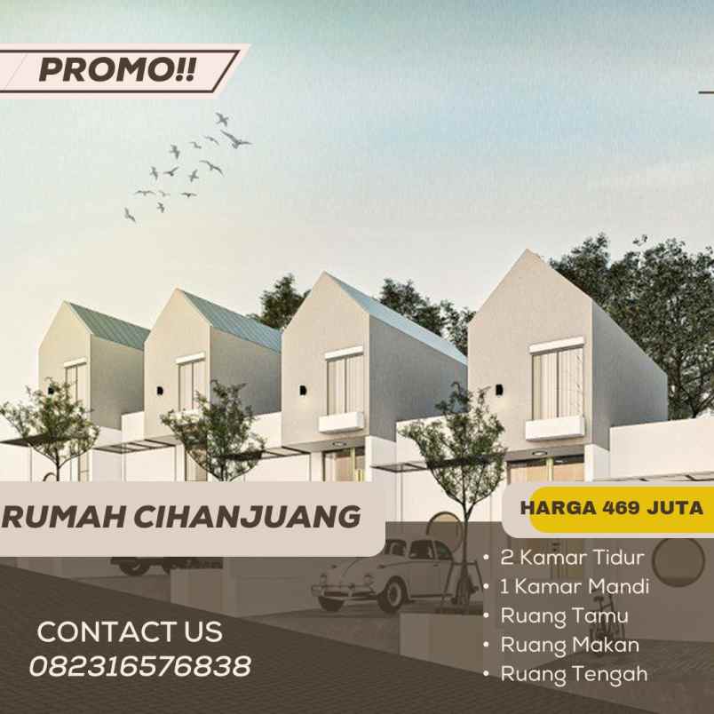 dijual rumah cihanjuang