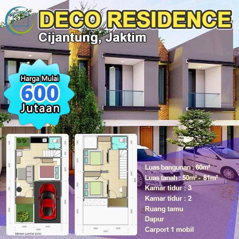 dijual rumah cijantung