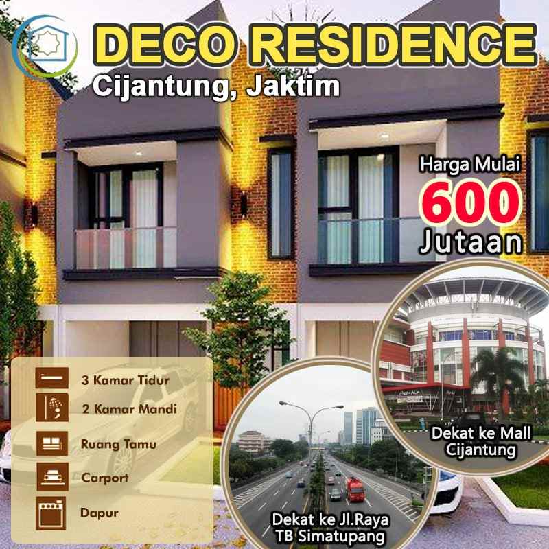 dijual rumah cijantung