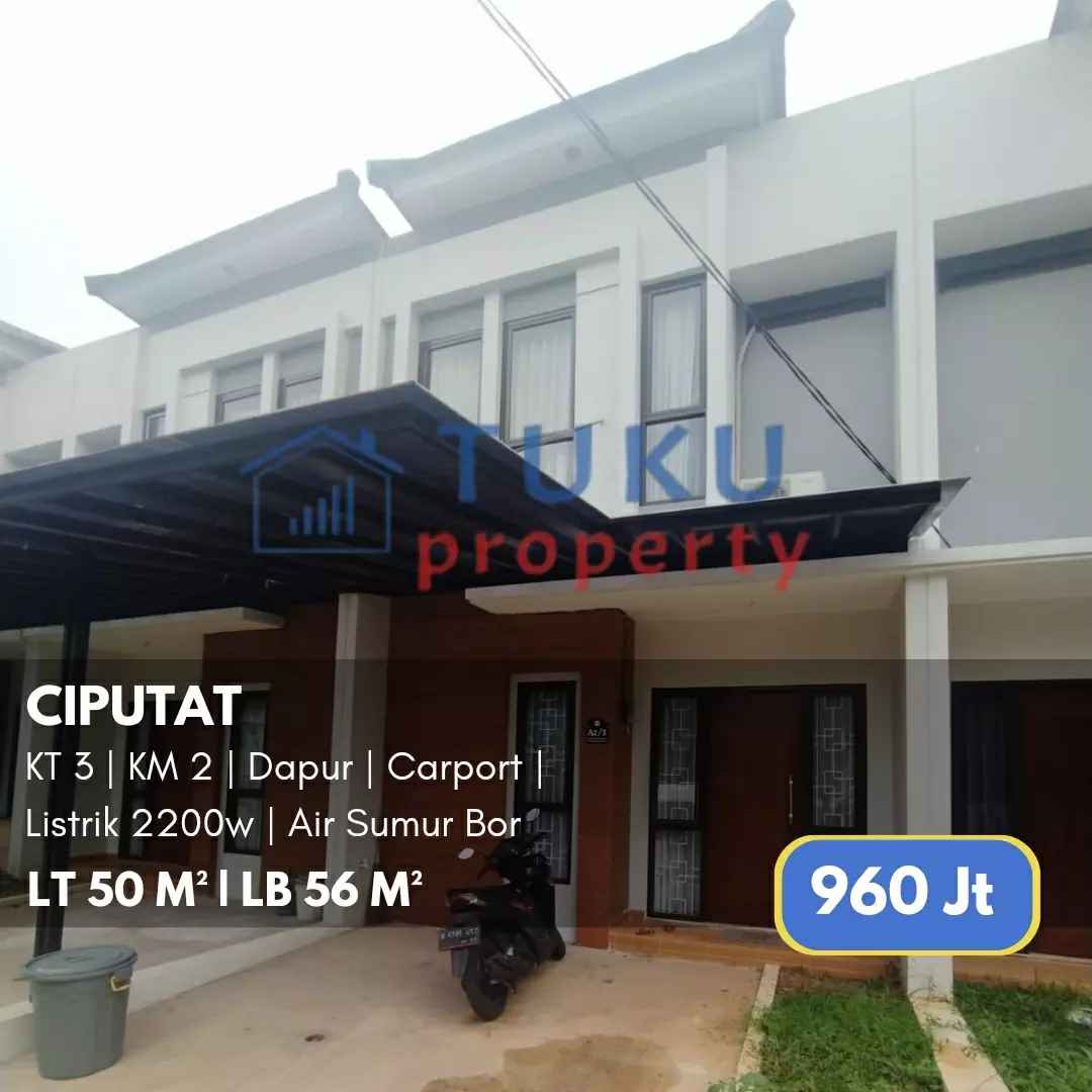 dijual rumah ciputat kedaung lebak bulus