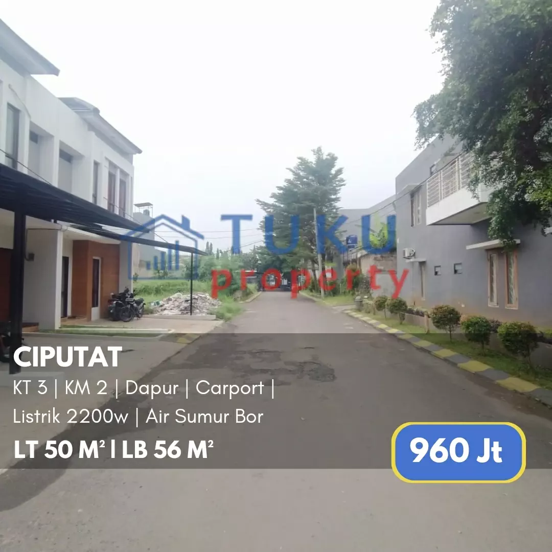 dijual rumah ciputat kedaung lebak bulus