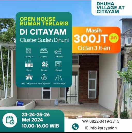 dijual rumah citayam