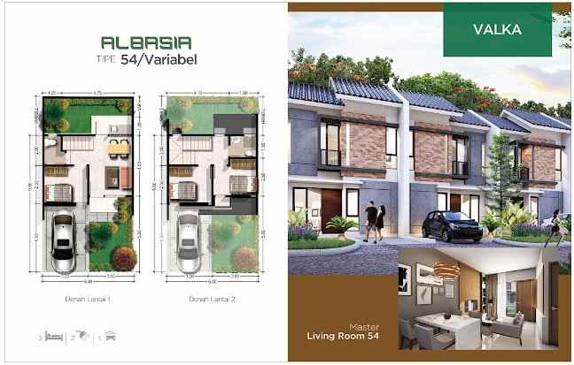 dijual rumah cluster albasia harapan