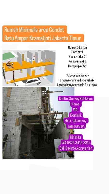 dijual rumah condet kramatjati