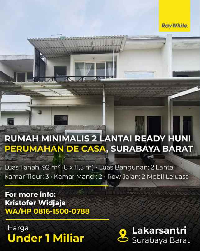 dijual rumah de casa