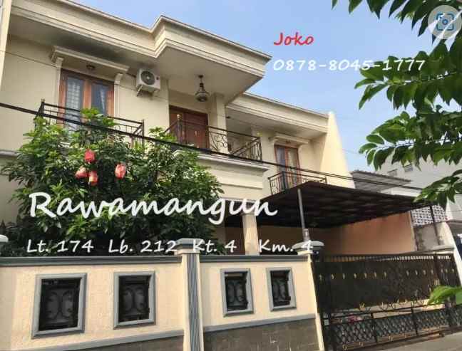 dijual rumah dekat rsu persahabatan