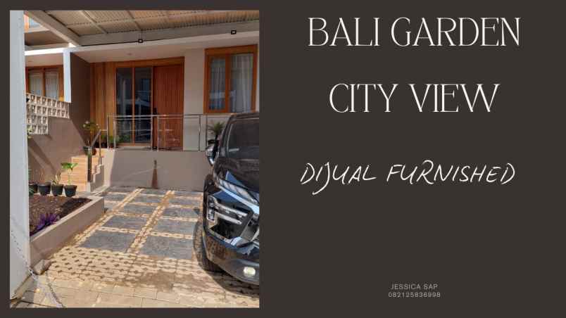 dijual rumah di bali garden city view