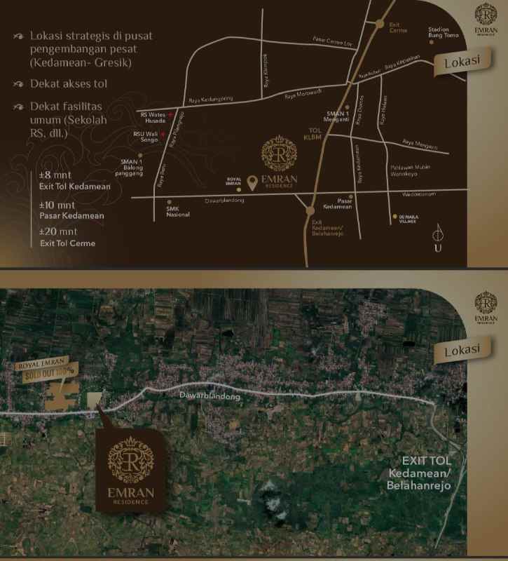 dijual rumah emran residence surabaya