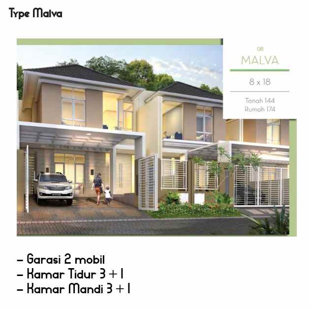 dijual rumah griya galaxy