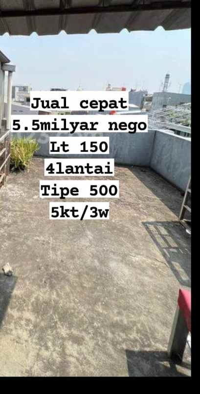 dijual rumah jakarta barat tambora