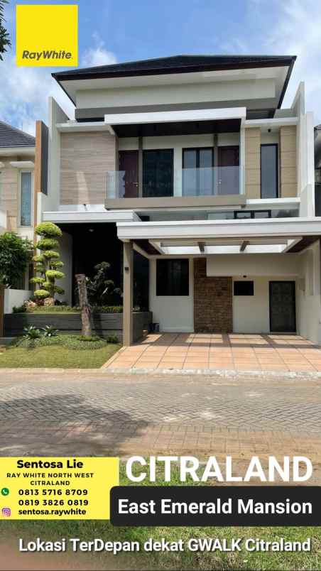 dijual rumah jalan east emerald mansion