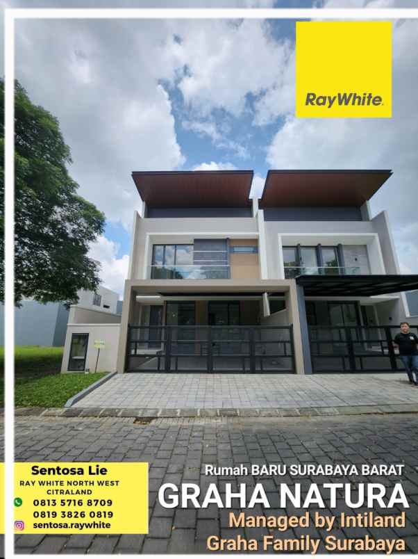 dijual rumah jalan graha natura