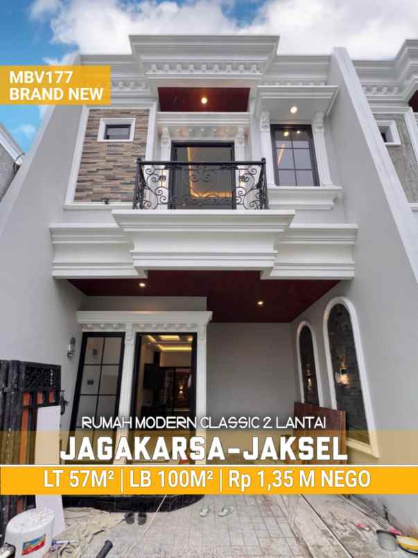 dijual rumah jalan raya jagakarsa