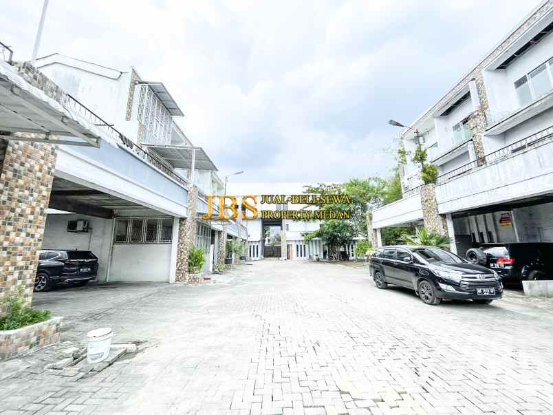 dijual rumah jalan sunggal komplek