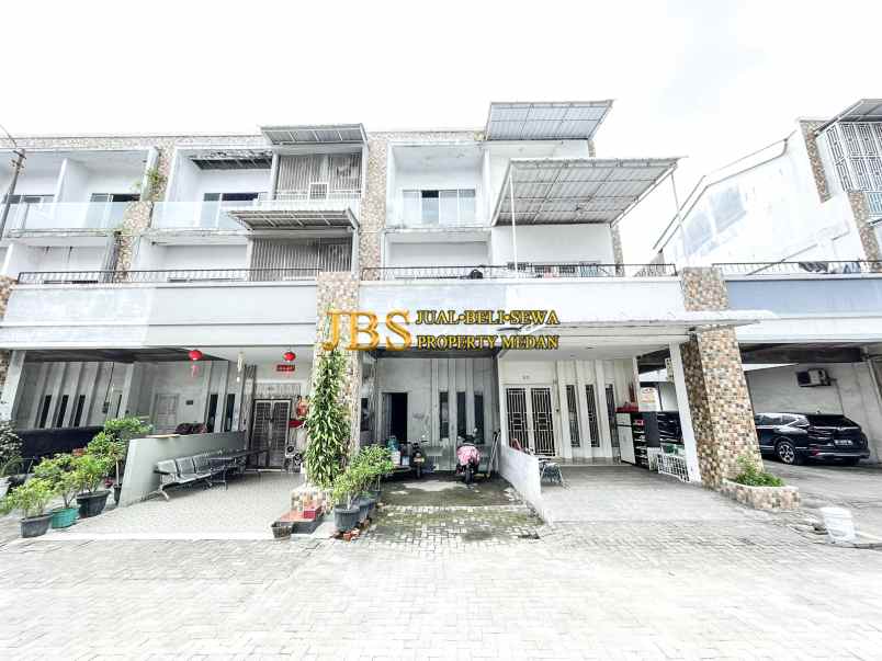 dijual rumah jalan sunggal komplek