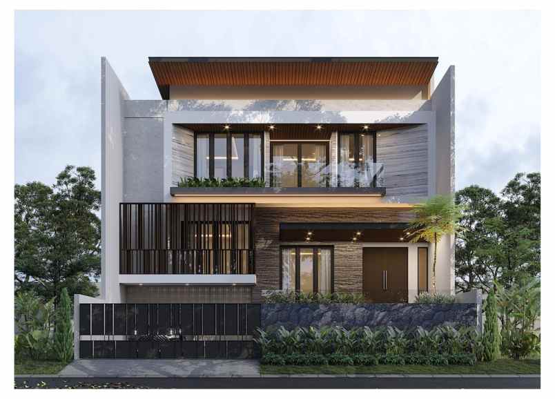 dijual rumah jalan waterfront