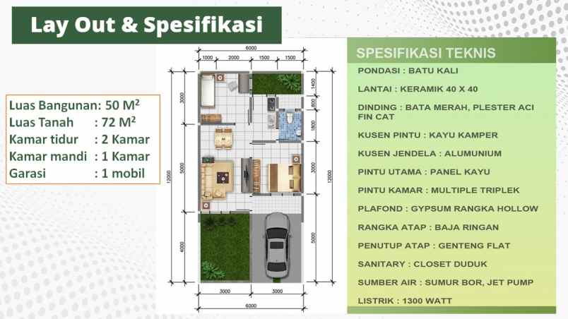 dijual rumah jatirasa jatiasih bekaai