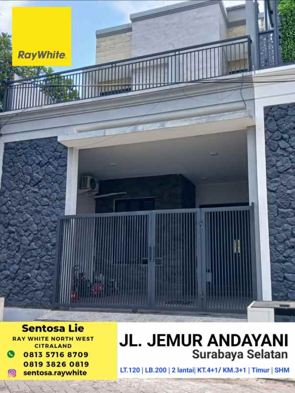 dijual rumah jemur andayani