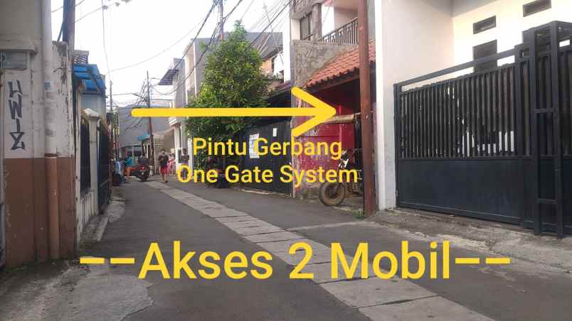 dijual rumah jl balekambang condet