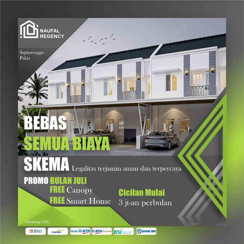 dijual rumah jl boro bugis rt 17 rw 03