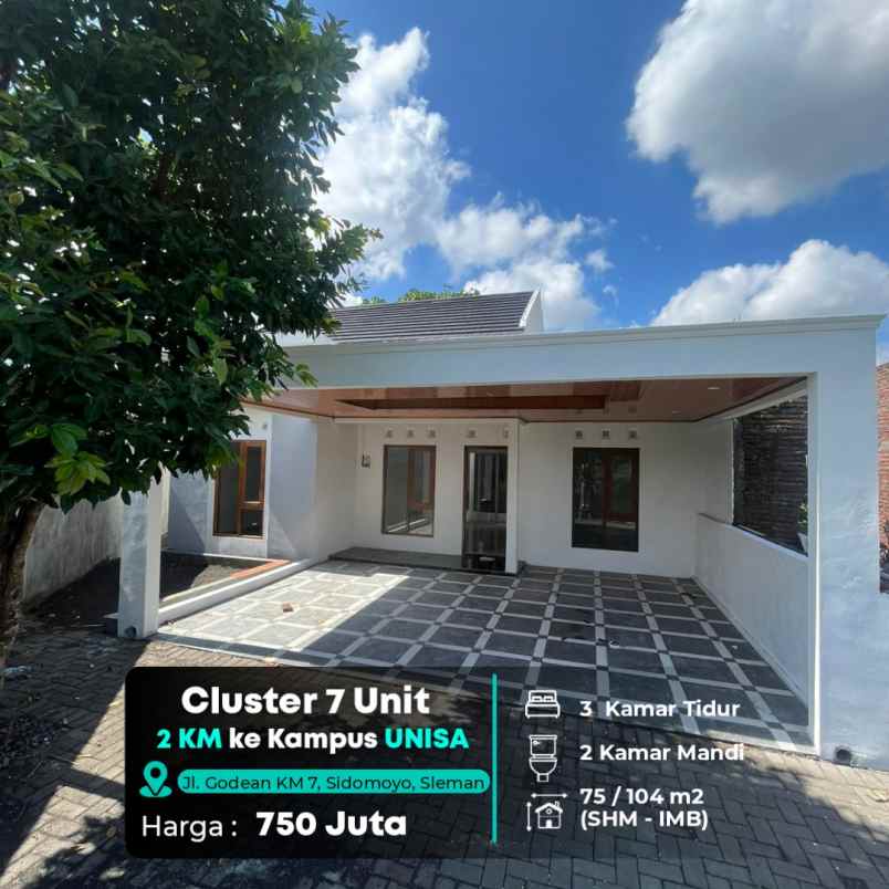 dijual rumah jl godean km 7