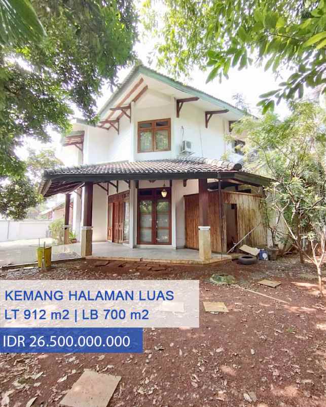 dijual rumah jl kemang dalam jakarta