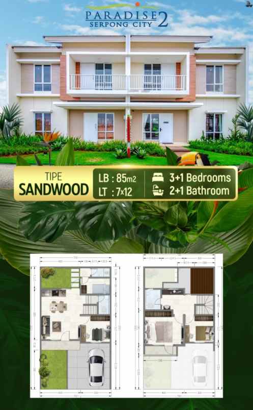 dijual rumah jl raya serpong