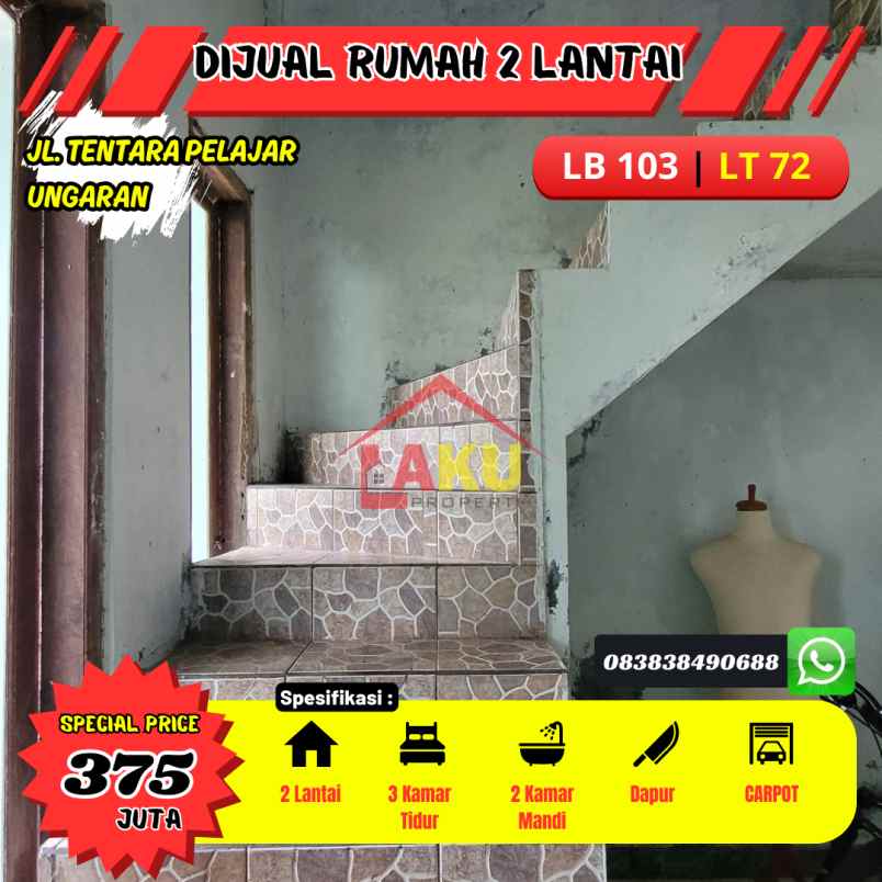 dijual rumah jl tentara pelajar