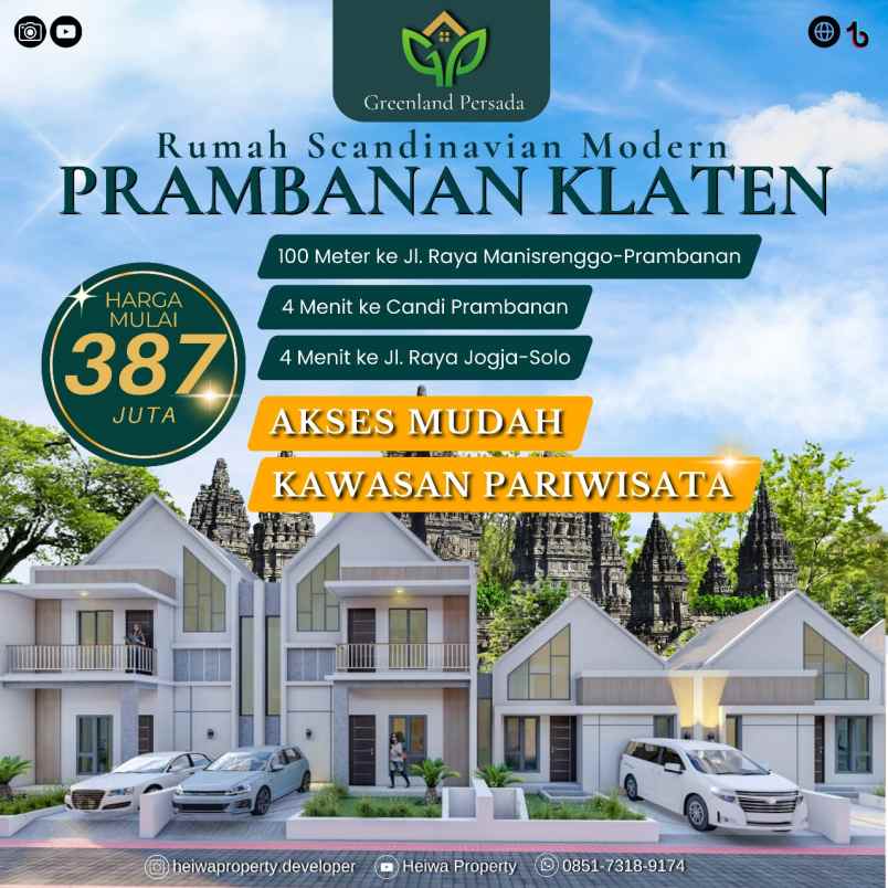 dijual rumah kebondalem lor prambanan