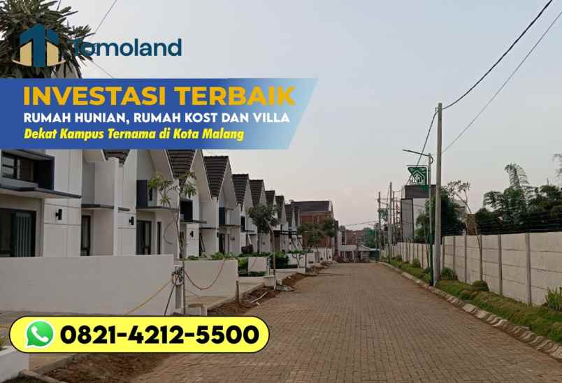 dijual rumah kos malang siap usaha dan tinggal