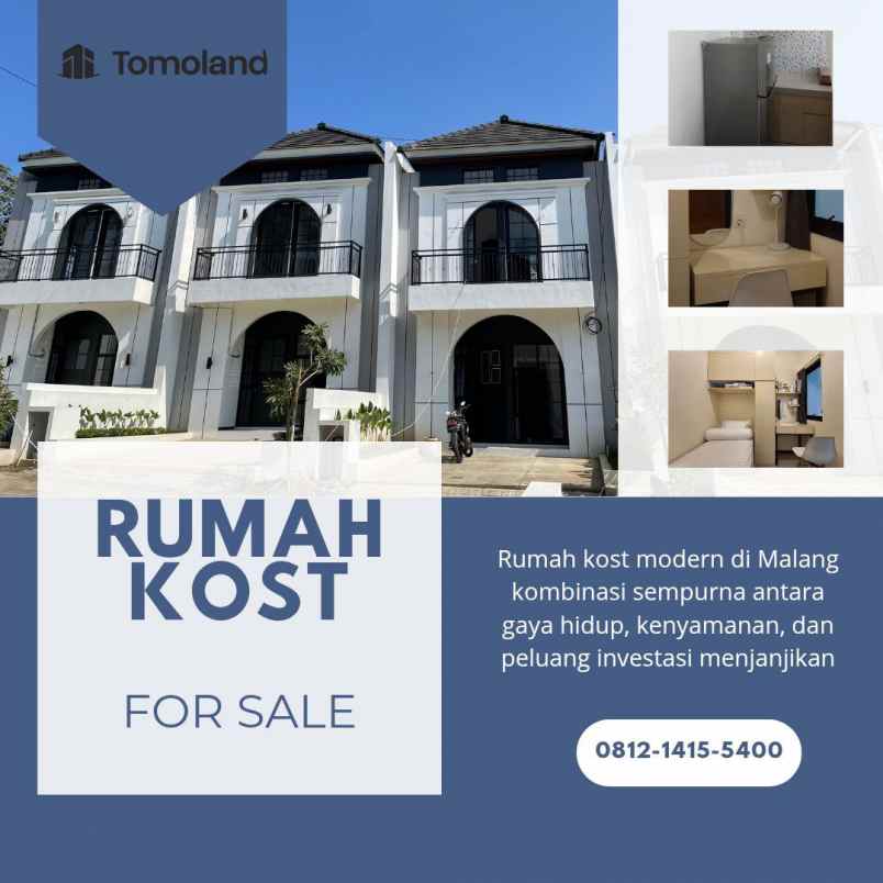 dijual rumah kost eksklusif malang lokasi strategis