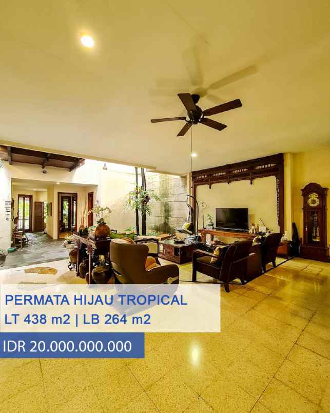 dijual rumah permata hijau jakarta selatan