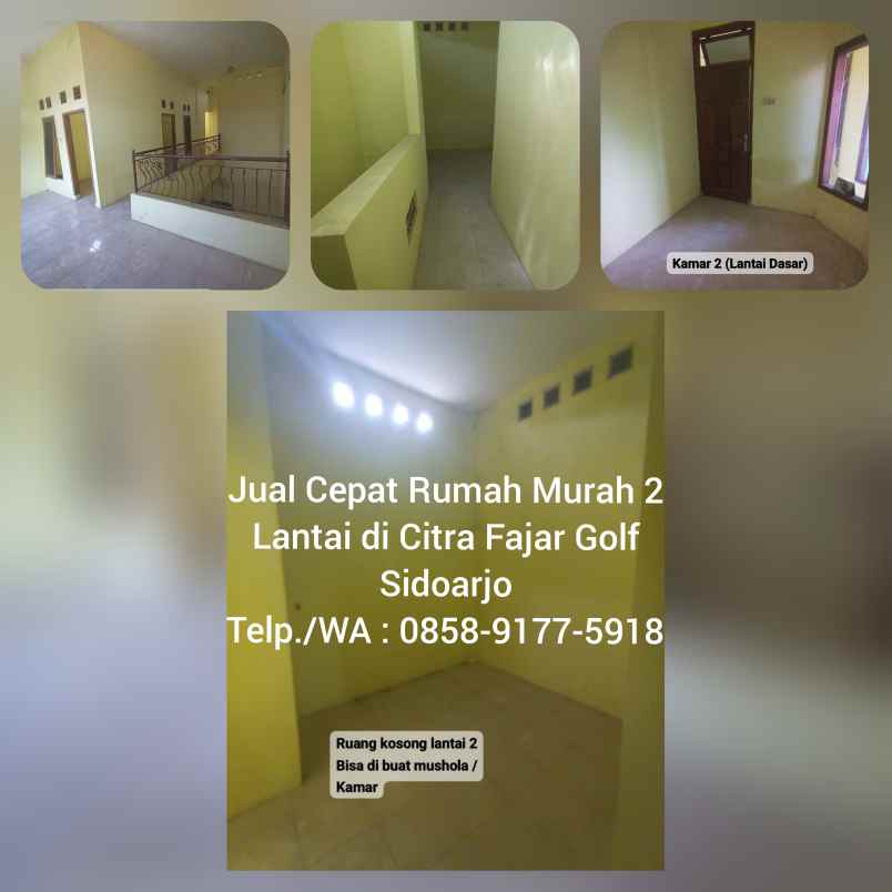 dijual rumah perum citra fajar golf