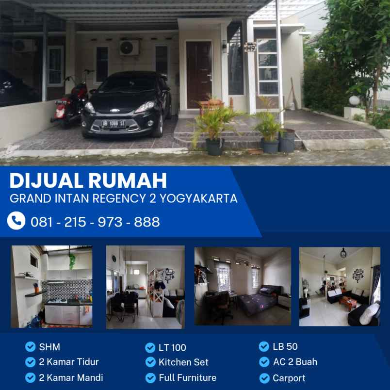 dijual rumah pribadi grand intan regency 2