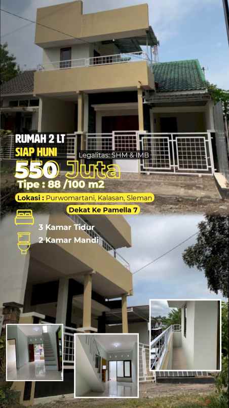 dijual rumah purwomartani