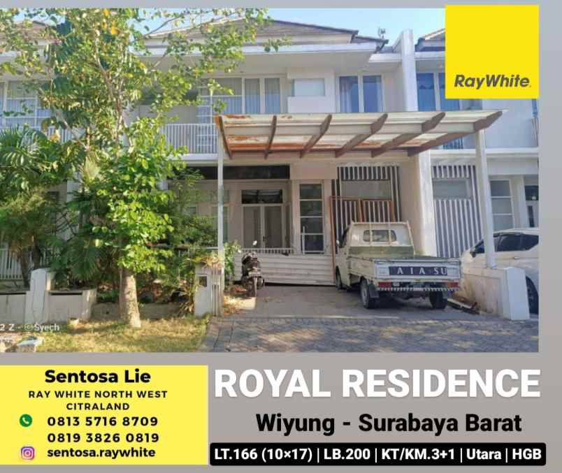 dijual rumah royal reside