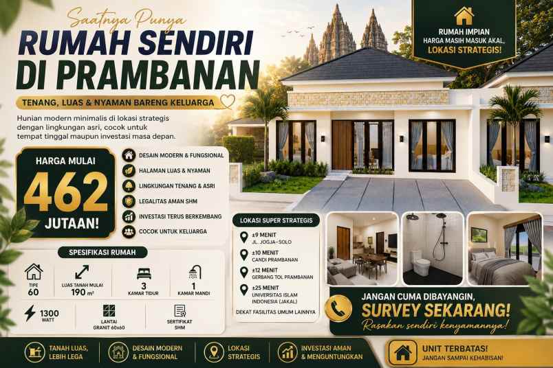 dijual rumah rumah tanjung sari