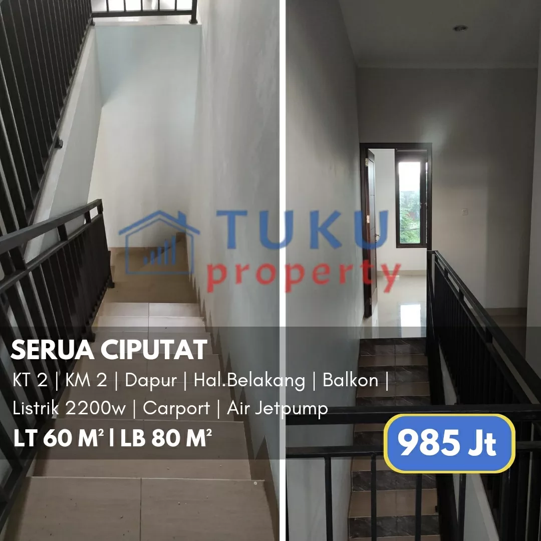 dijual rumah serua indah ciputat